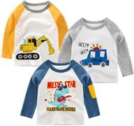 🚧 разыскивайте радость с футболками для мальчиков supfans toddler 3 pack excavator. логотип