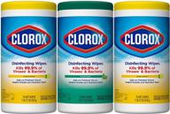 🧼 clorox disinfecting wipes value pack, 75-count each, set of 3 (packaging may vary) logo