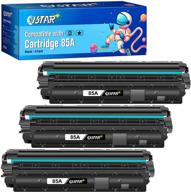 🖨️ istar high yield toner cartridge replacement for hp 85a ce285a - compatible with laserjet pro p1102w p1109w m1212nf m1132 m1138 m1139 m1219nf m1217nfw printer (set of 3 black) logo