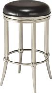 🪑 hillsdale furniture cadman counter stool, dull nickel - chic and stylish seating option for modern kitchens logo