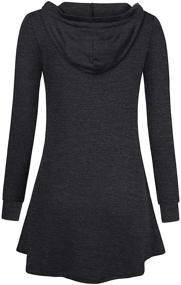 img 2 attached to Miusey Women，Comfy Sweatshirts Beautiful Flattering Women's Clothing for Coats, Jackets & Vests