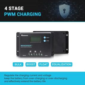 img 1 attached to 🔌 Renogy Wanderer 10 Amp Solar Charge Controller Regulator with Bluetooth Module for 12V/24V System