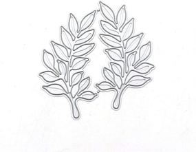 img 2 attached to 🍃 Enhance Your Crafts with FUGUT 2-Piece Leaf Cutting Dies Stencil – Perfect for DIY Scrapbooking and Card Making!