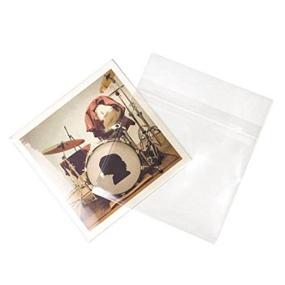 img 2 attached to Упаковка из 100 прозрачных конвертов для альбомов 7 3/8" x 7" с защитным замыканием - улучшенный SEO