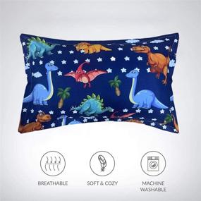 img 2 attached to ADASMILE Dinosaur Standard Pillowcases Decorative