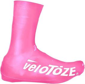 img 4 attached to 🚴 Enhance Road Bike Safety with the VeloToze Tall Shoe Cover 2.0: Waterproof, Windproof Overshoes for Cold, Rainy Seasons