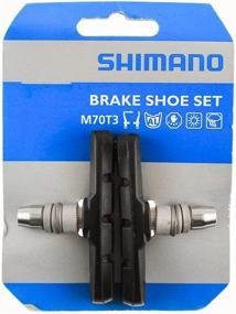 img 4 attached to 🚴 High-Performance SHIMANO Deore/LX Bicycle V-Brake Pads - Pair - Y8BM9810A