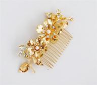 💎 elegant rhinestone hair comb: vintage rome-inspired wedding hair accessory for stylish brides and girls logo