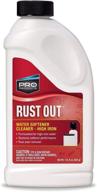 💧 pro products rust out water softener cleaner - ultimate solution for rust buildup removal, iron elimination, and extended softener life! logo