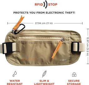 img 3 attached to Travel Money Belt RFID Blocking Comfortable