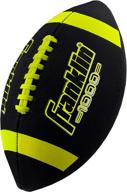 🏈 franklin sports junior size football - grip-rite youth footballs with extra grip synthetic leather: ideal for kids logo