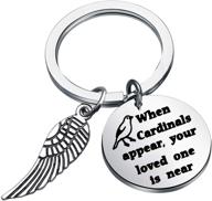 🔑 qiier memorial jewelry cardinals keychain: a symbol of love and connection logo