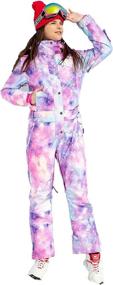 img 4 attached to SNBOCON Jumpsuits Snowboard Snowsuits Waterproof Outdoor Recreation