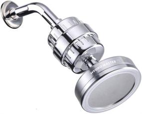 img 4 attached to Ultimate Hydration: HYDRO MASTER Luxury Shower Head with Water Filter | Eliminate Hazardous Substances, Enjoy High Pressure & Softened Water | Stylish Chrome Finish