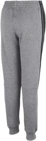 img 2 attached to Adidas Linear Jogger Heather 3 Stripe Boys' Clothing for Active