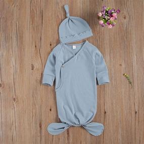 img 3 attached to L Cotton Kids' Home Store 👶 Newborn Nightgown Sleepwear for Better Infant Sleep Optimization
