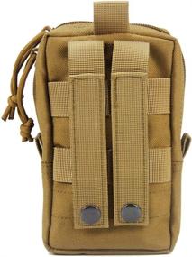 img 2 attached to 🎒 Tactical Waist Pack Bag with Molle Pouch, Fanny Pack Pocket and Velcro Closure for Enhancing Outdoor Sports Experience