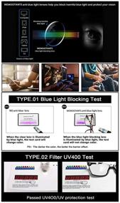 img 3 attached to 👓 WEMOOTANTS 4 PACKS: Blue Light Blocking Reading Glasses for Women (1.0-6.0) - Reduce Eye Strain and Fatigue!