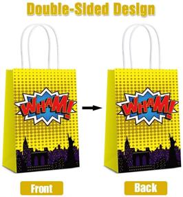 img 2 attached to 🎉 16-Piece Superhero Party Supplies Set - JOYET Superhero Theme Birthday Party Decorations, Including Superhero Party Bags in 4 Vibrant Colors