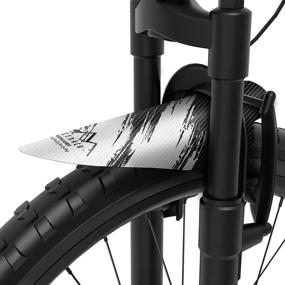 img 1 attached to 🚲 Adjustable MTB Mud Guard, NICEDACK Bike Fender Set for 26", 27.5", 29" Fat Tire Bikes & Disc Brake Bicycles - Easy Install, Front and Rear Compatible Mudguards