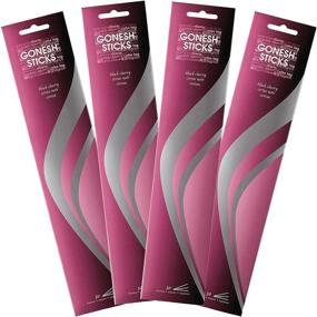 img 3 attached to 🍒 Gonesh Black Cherry Incense Sticks - 4 PACKS, 120 Total Sticks - Everyday Fragrance (Pink)