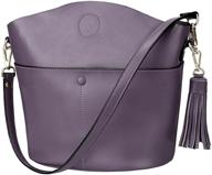 👜 s zone cowhide crossbody shoulder handbags & wallets: upgraded women's accessories in versatile shoulder bags logo