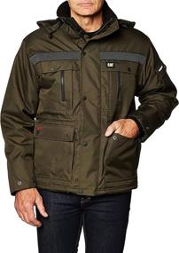 img 4 attached to 🧥 Caterpillar Men's Heavy Insulated Parka: Reliable Warmth in Regular and Big & Tall Sizes