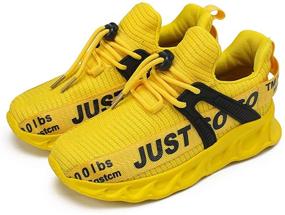 img 3 attached to 👟 WOHHHW Lightweight Breathable Athletic Non Slip Girls' Shoes – Ideal for Active Sports