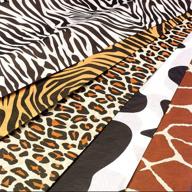 🐾 hygloss products hyg8809 animal print tissue paper set - zebra, tiger, cheetah, cowhide, giraffe - 20inx30in logo