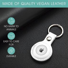 img 3 attached to 🔑 CHABAEBAE Keychain: Stylish Leather Keyring for Long-lasting Durability