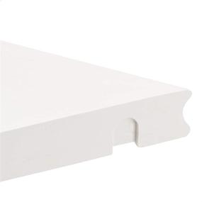 img 1 attached to 📚 White 16-Inch Corner Shelves 2-Pack by Amazon Basics