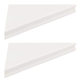 img 3 attached to 📚 White 16-Inch Corner Shelves 2-Pack by Amazon Basics