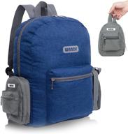 foldable lightweight resistant backpack by wandf logo