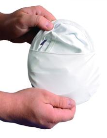 img 1 attached to 🎩 OccuNomix White Cotton Twill Hard Hat Shade: Ultimate Neck Protector for Enhanced Safety