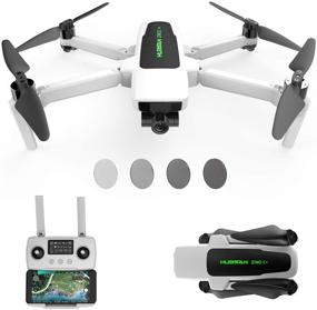 img 4 attached to 🚁 HUBSAN Zino 2 Plus Дрон: 4K 60fps UHD камера, 3-осевой гимбал, передача на 9 км, GPS, радиоуправляемый квадрокоптер