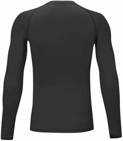 img 1 attached to 👕 Улучшающая производительность компрессионная майка TELALEO: влагоотводящее белье для мальчиков