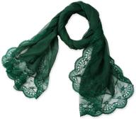 corciova womens imitated scarf green logo