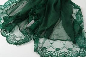 img 2 attached to Corciova Womens Imitated Scarf Green