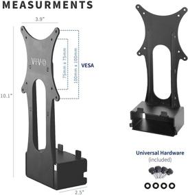 img 2 attached to 💻 Адаптерная пластина VIVO Quick Attach VESA для мониторов Samsung T55 - VESA до 100x100, черная.