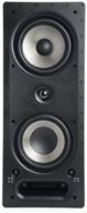 polk audio 265-rt: vanishing series in-wall speaker with power port – high-performance audio for front, rear, or surround use – easily install in ceiling or wall – paintable grille, black logo