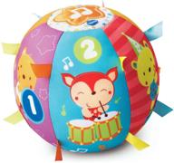 vtech lil' critters roll & discover ball: vibrant multicolor fun for baby's development! logo