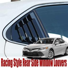 img 3 attached to XITER Racing Window Louvers Shades Exterior Accessories