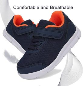 img 2 attached to Nihaoya Toddler/Little Kid Boys Girls Shoes: Ultimate Running/Walking Sports Sneakers