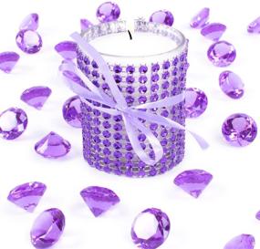 img 2 attached to Purple Rhinestone Diamond Crafts Decorating Crafting