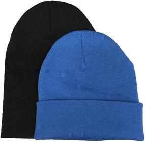 img 1 attached to 🎩 Unisex Double Layered Boys' Accessories by NIce Caps