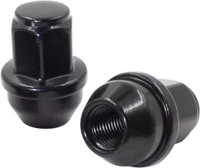 img 1 attached to 🔩 Set of 24 OEM Black 14x1.5 Lug Nuts for Ford F150, Expedition, Lincoln 4L3Z-1012-A 611-288 Wheel Lug Nut, Factory Style Lug Nuts M14x1.5 Thread Black 24 PC by Wheel Accessories Parts