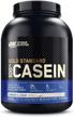 gold standard micellar casein protein powder - slow digesting, keeps you fuller 🥛 for longer, supports overnight muscle recovery, cookies & cream flavor, 4 lbs (packaging may vary) logo