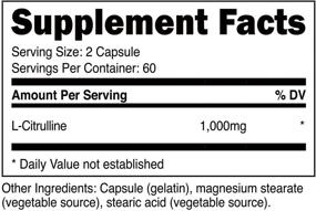 img 3 attached to 💊 Nutricost L-Цитруллин 500мг: Без глютена, не генетически модифицированный, высокая эффективность 120 капсул