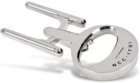 img 1 attached to QIroseonly Brothers Star Trek: USS Enterprise Bottle Opener - NCC-1701 Silver Metal Opener, 5 inches Long