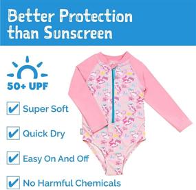 img 3 attached to 👶 JAN &amp; JUL Long Sleeve Swim-Suits for Baby &amp; Toddlers with UPF 50+ Protection